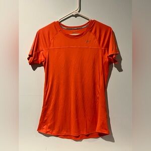 Nike Miler Women’s Dri-Fit Orange Running Shirt, Size Medium